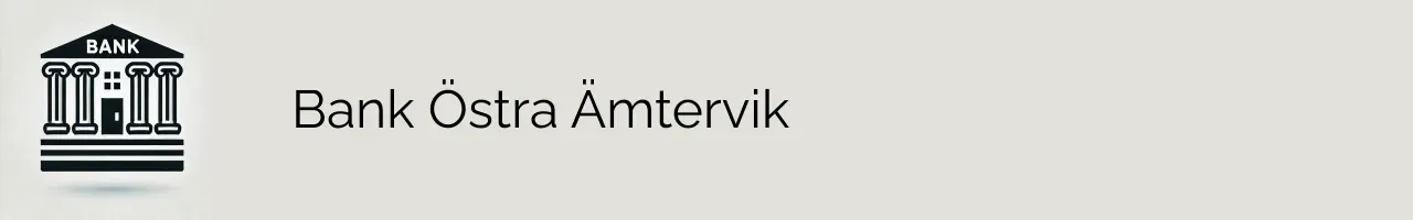 Bank Östra Ämtervik